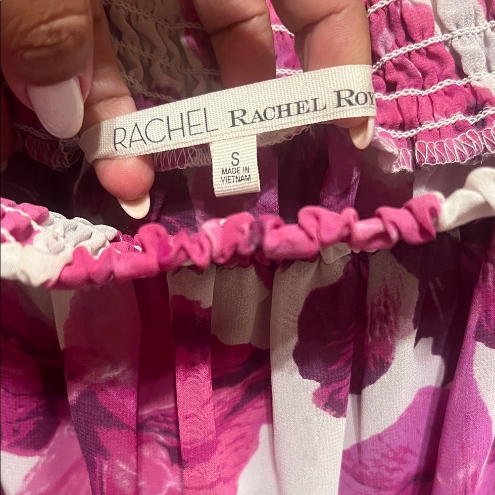 RACHEL Rachel Roy Pink Floral Off-Shoulder Blouse - Picture 3 of 8